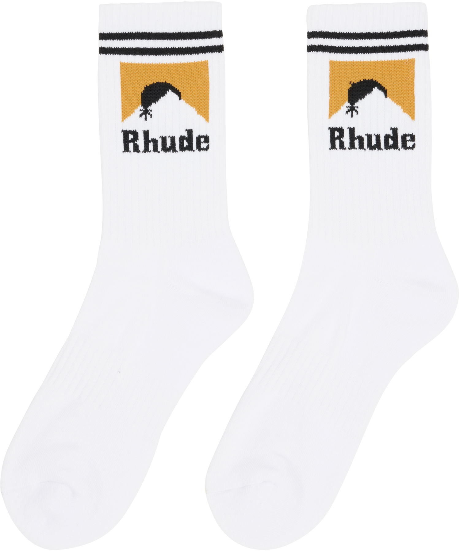 Ponožky Rhude Rhude Moonlight Socks Biela | RHPF25SO05750, 1