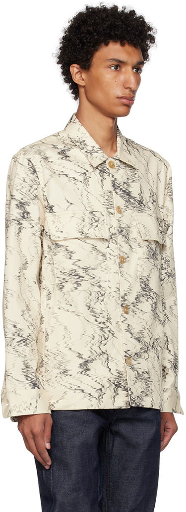 Košeľa Paul Smith Paul Smith Graphic Print Shirt Béžová | M1R-009Y-L02096, 1