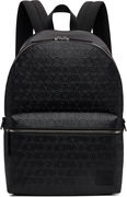 Hugo Embossed-Logo Faux-Leather Backpack