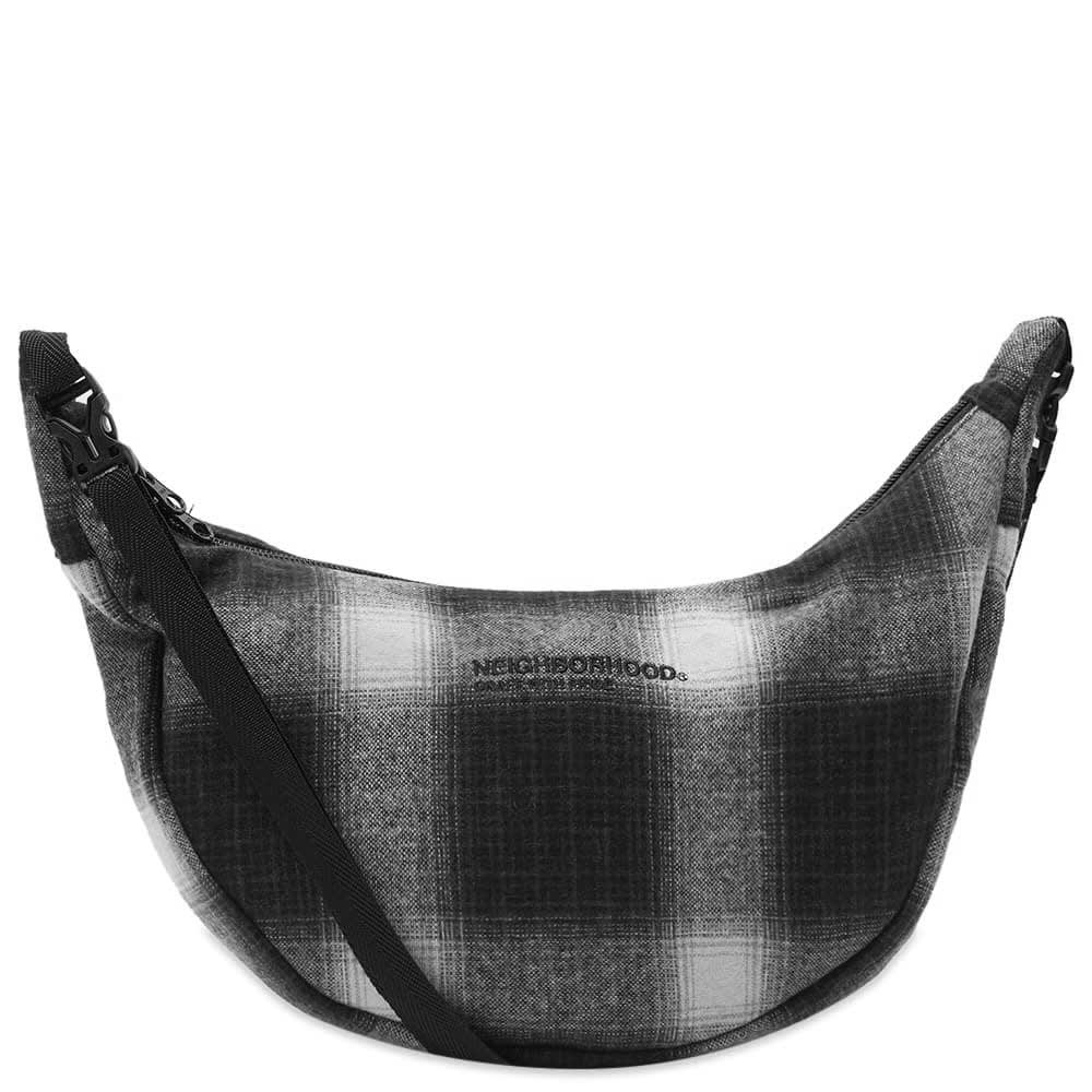 Taška cez rameno Neighborhood Pendleton x Shoulder Bag Čierna | 2221508N-CG01S-BLK, 0