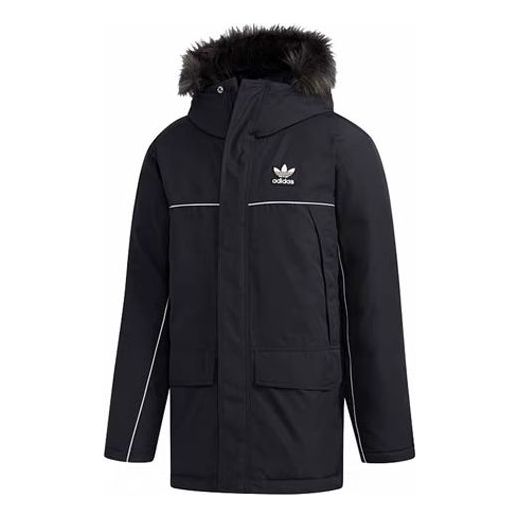 Parka adidas Originals Originals Hooded Down Jacket Čierna | FL1417