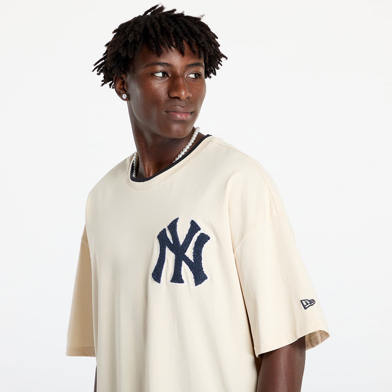 Tričko New Era New York Yankees Print Béžová | 60564866, 1