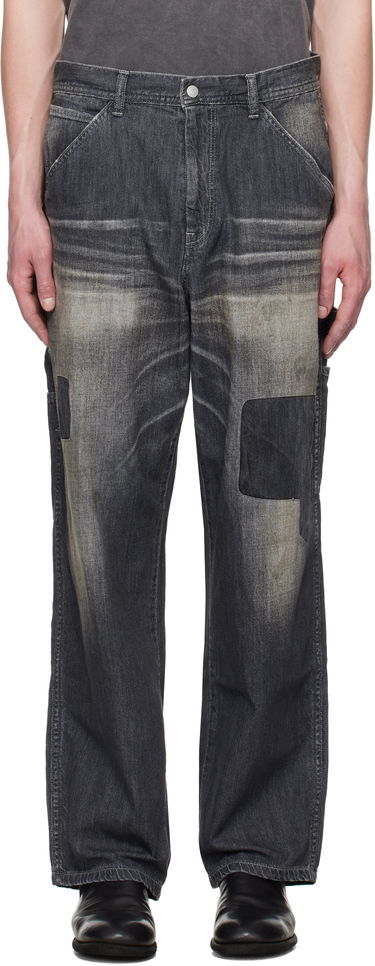 Džínsy Neighborhood Neighborhood Savage LW Painter Denim Jeans Šedá | 251SPNH-PTM03, 0