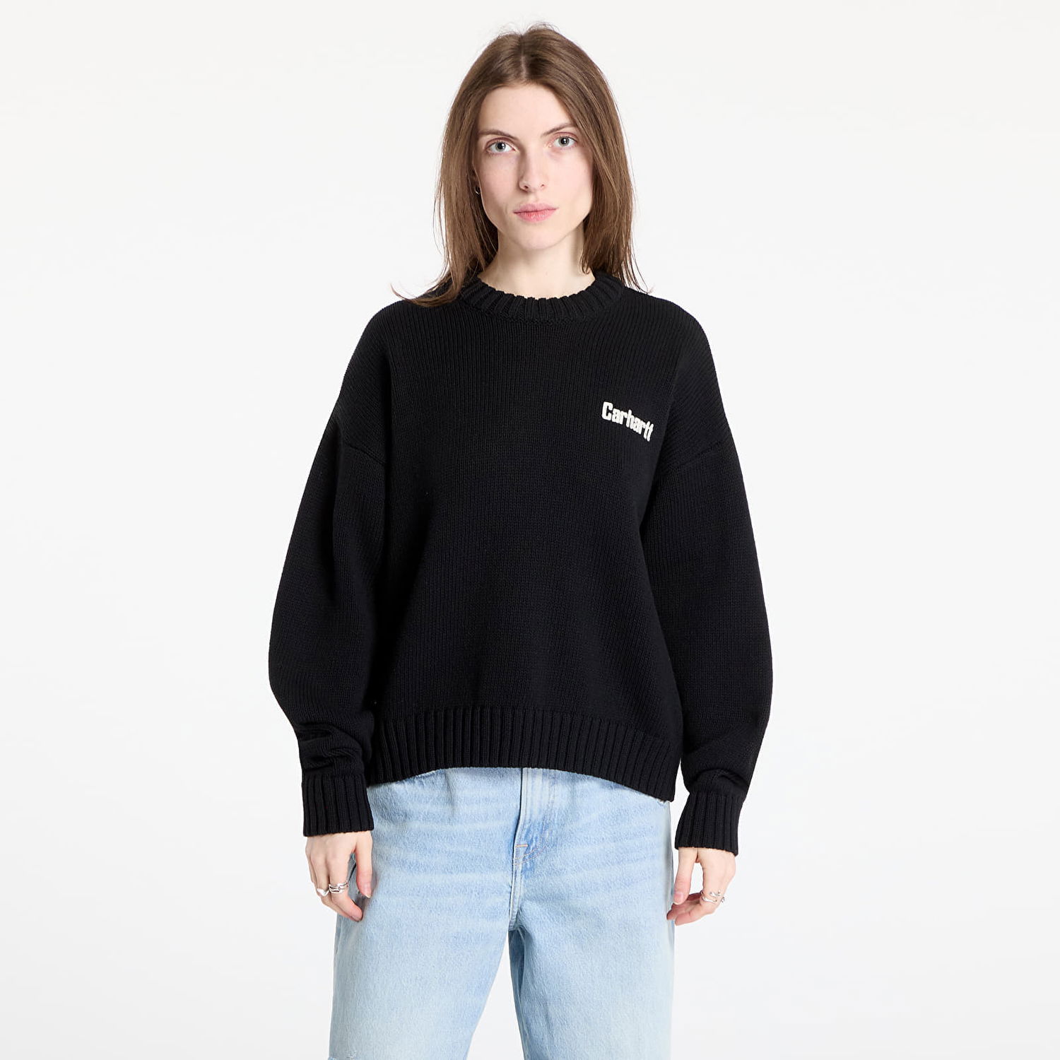 Sveter Carhartt WIP Growth Sweater M Čierna | I035184.89XX, 0