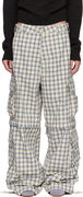 Zip-Off Plaid Cargo Pants