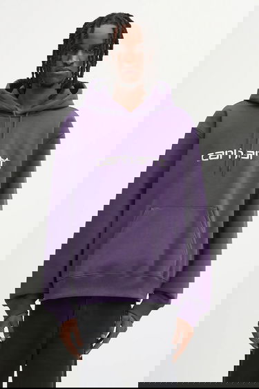 Mikina Carhartt WIP Carhartt WIP Hooded Carhartt Hoodie Fialová | I030547.38IXX, 0