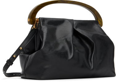 Kabelka Dries Van Noten Dries Van Noten Large Leather Top Handle Bag Čierna | 252-011525-195, 1