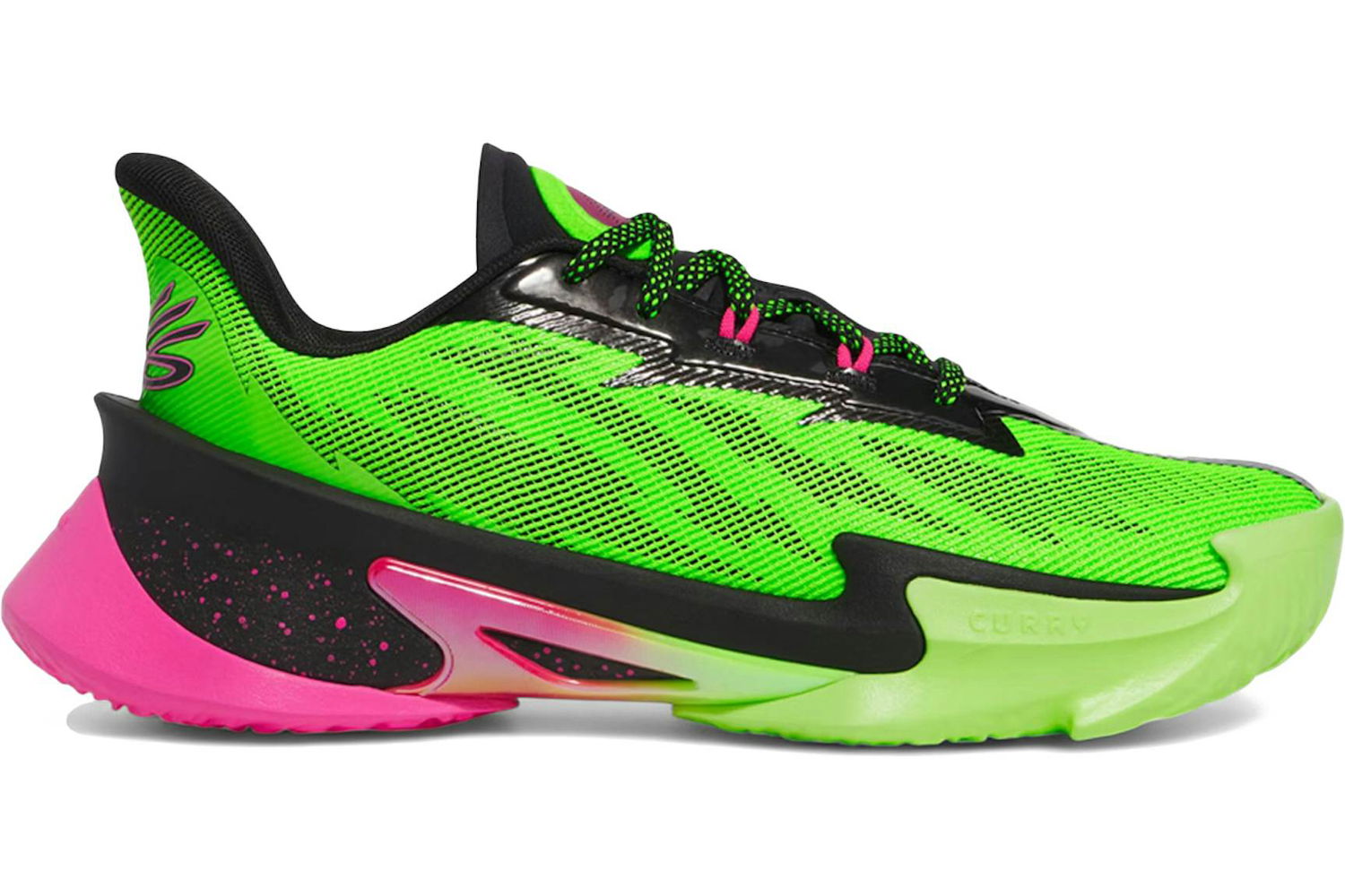 Tenisky a topánky Under Armour Curry Series 7 "Aurora" Zelené | 3027983-390, 0