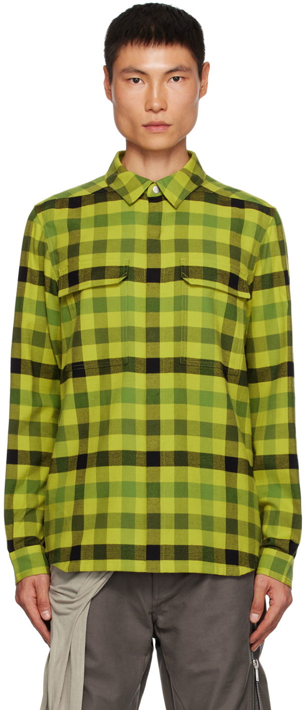 Košeľa Rick Owens Brushed Shirt Žltá | RU02C7236 CP, 0