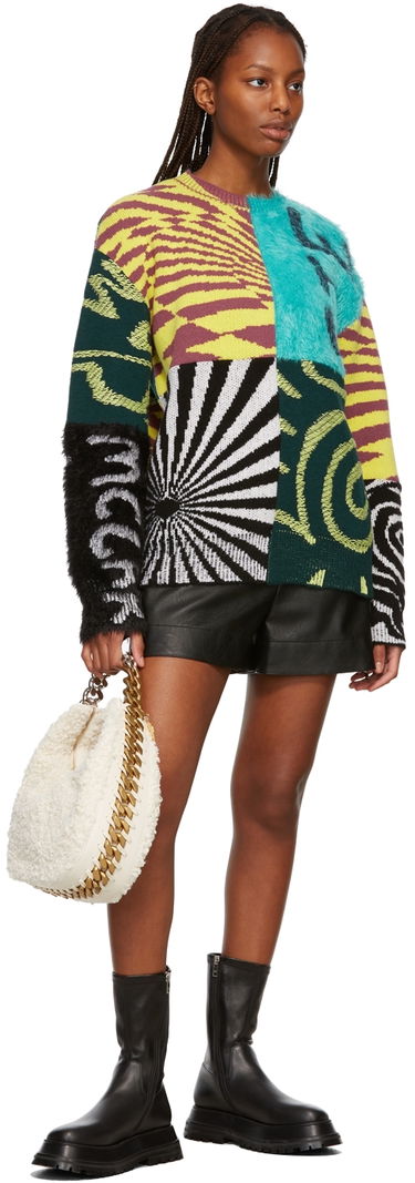 Mikina Stella McCartney Women's Ed Curtis Edition Patchwork Sweater Rôznofarebný | 604116S7238, 3