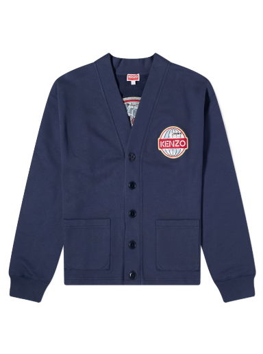 Sveter KENZO Globe Classic Cardigan Navy | FD65SW0904ME-77