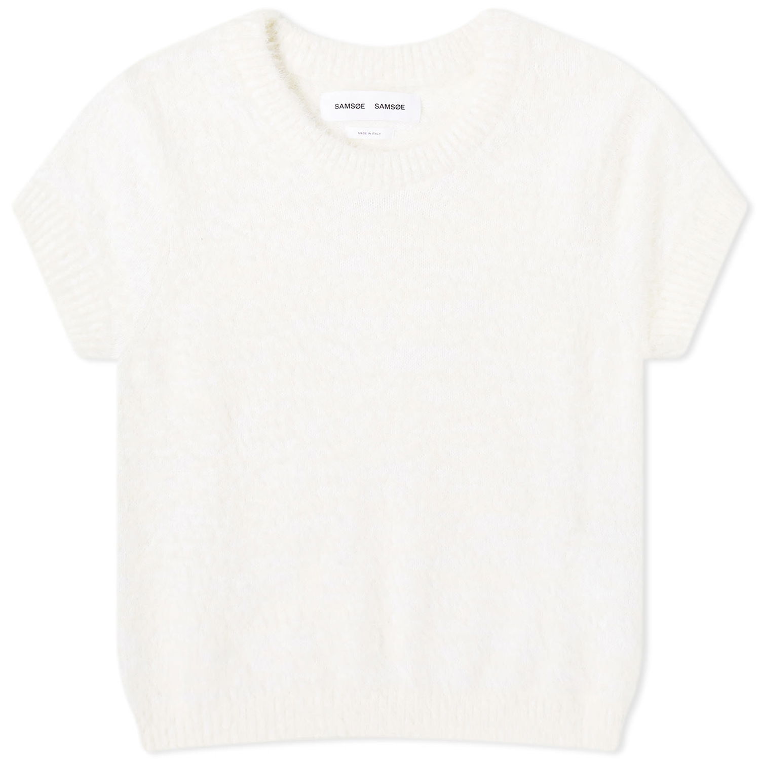 Sveter Samsoe Samsoe Samsøe Samsøe Saromy Fluffy Knit Top Biela | F24100179-110108TCX, 1