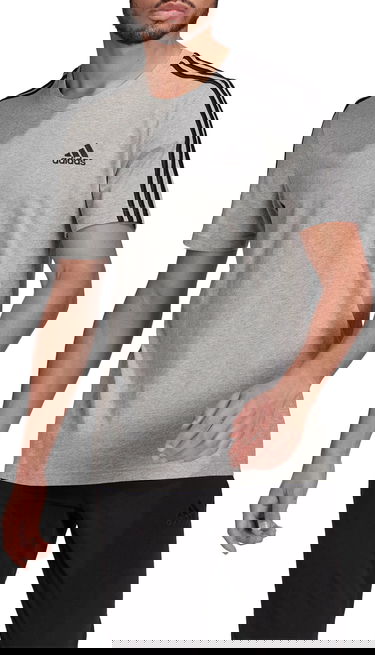 Tričko adidas Originals Essentials 3-Stripes Tee Šedá | gl3735, 0