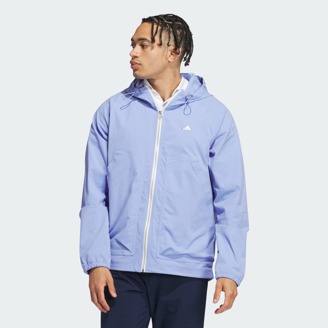 Bunda adidas Performance Go-to Utility Dwr Full Zip Modrá | IW6714, 0