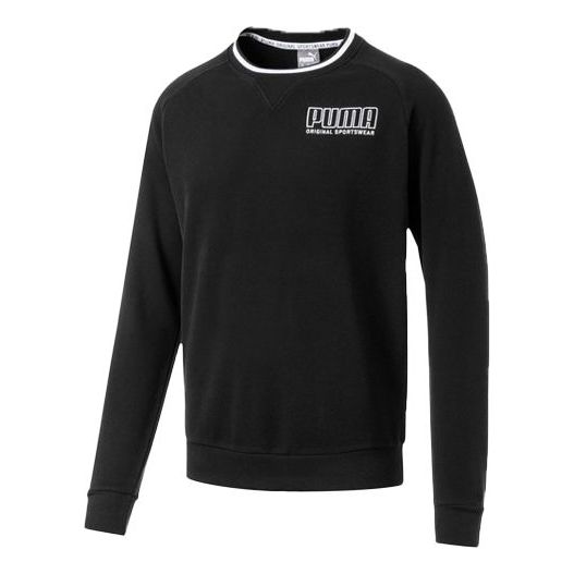 Sveter Puma Crew Neck Sweatshirt Čierna | 844126-01