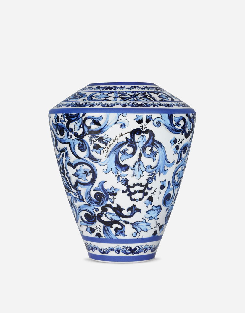 Home decor Dolce & Gabbana Dolce & Gabbana Large Amphora Porcelain Vase Rôznofarebný | TCC198TCAMZUB011