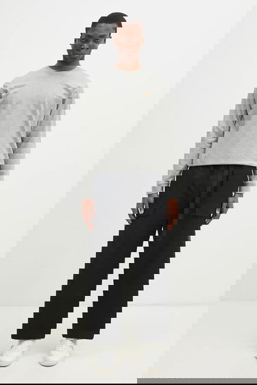 Tričko Carhartt WIP Long Sleeve T-Shirt Chase Šedá | I026392.GREY.HEATH, 4