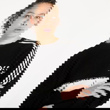 Sveter Y-3 Y-3 Graphic Knit Crew Sweatshirt Čierna | JN4873, 3