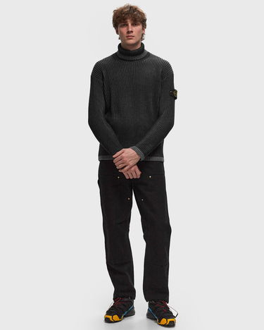 Sveter Stone Island Ribbed Turtleneck Šedá | 8115551C1, 1