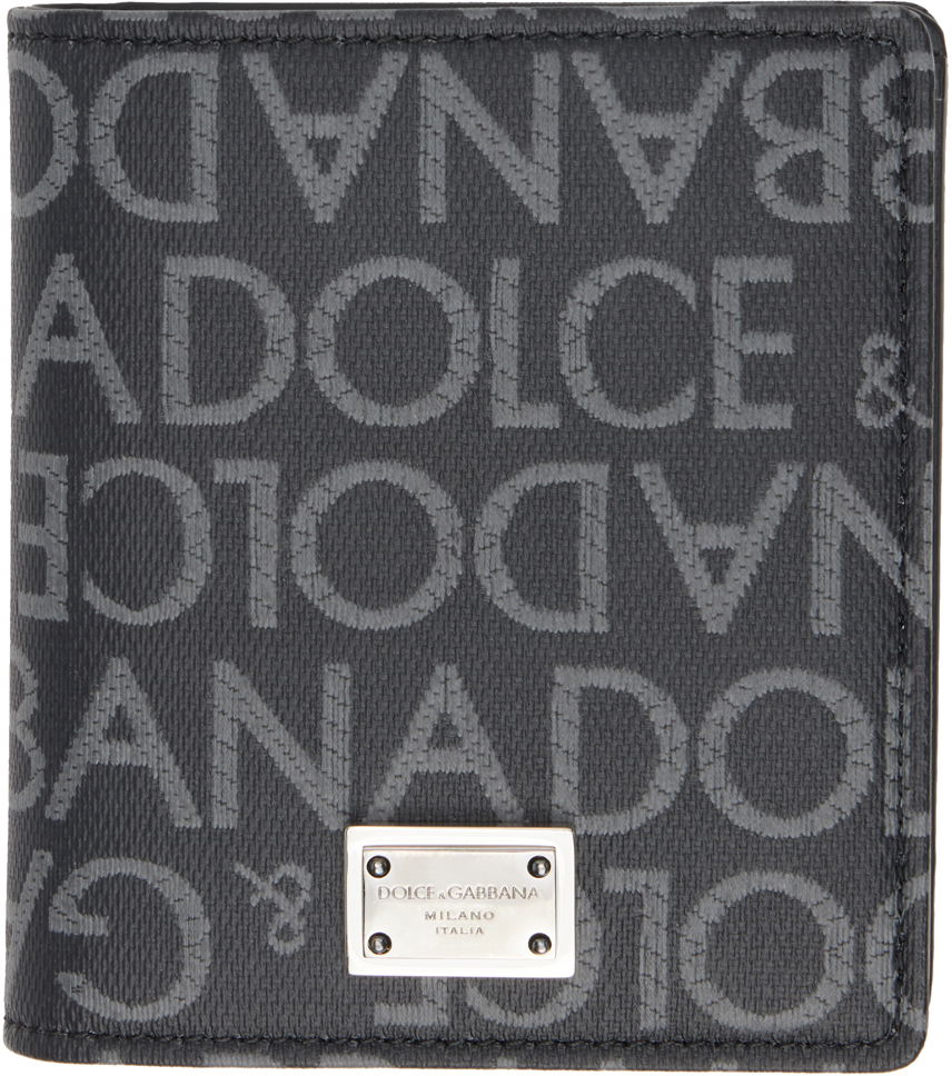 Peňaženka Dolce & Gabbana Coated Jacquard Bifold Wallet Čierna | BP3324AJ705, 0