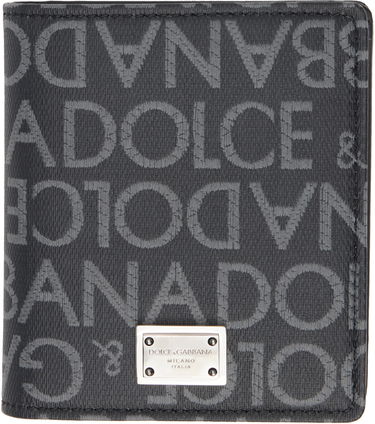 Peňaženka Dolce & Gabbana Coated Jacquard Bifold Wallet Čierna | BP3324AJ705, 0