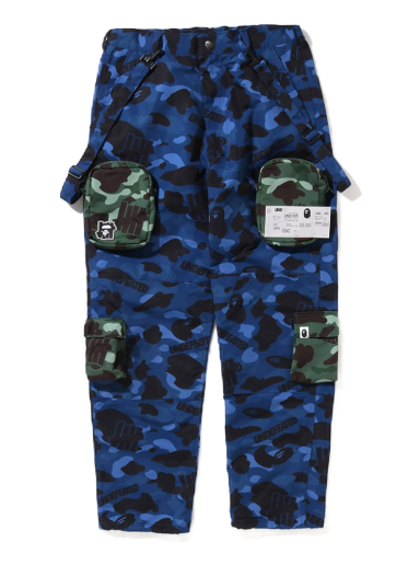 Cargo nohavice BAPE Undefeated x Camo Multi Pouch Pocket Pants Navy | 001 PTI731908C