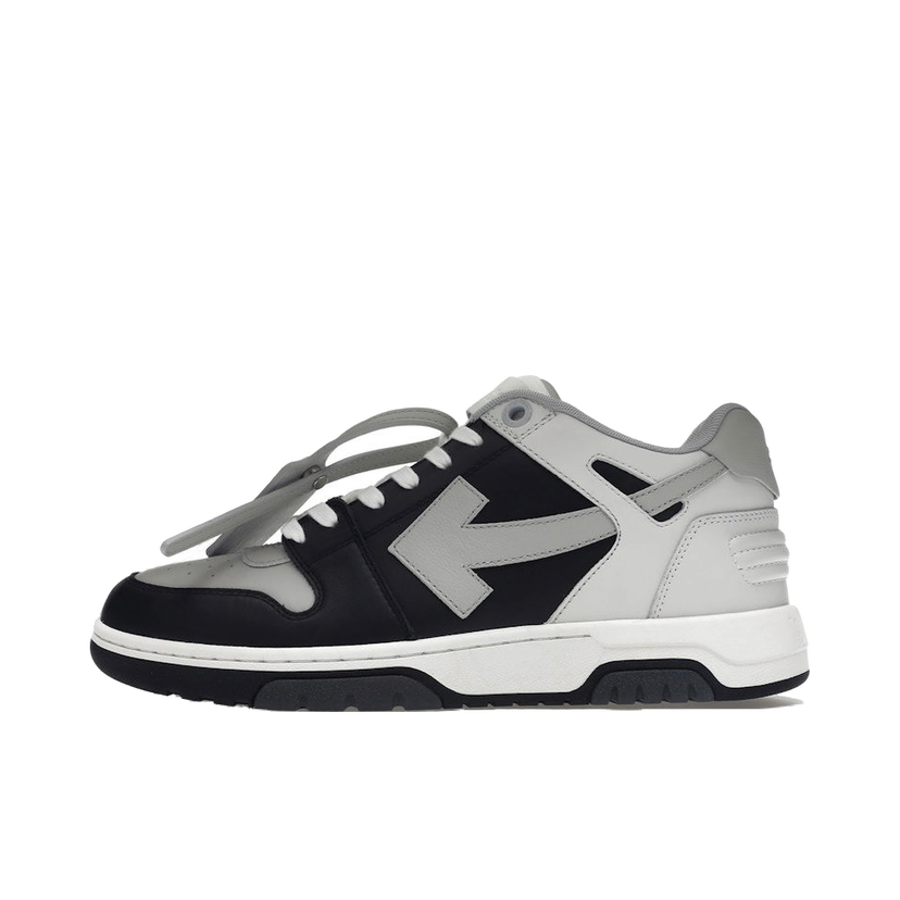 Tenisky a topánky Off-White Out Of Office OOO Low Tops Light Grey Black Čierna | OMIA189F22LEA0010709