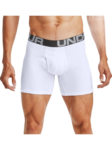 Boxerky Under Armour Charged Cotton Biela | 1363617-100