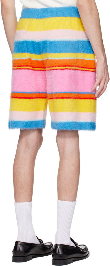 Šortky Casablanca Casablanca Fluffy Stripe Oversized Shorts Rôznofarebný | MS25-KW-905-01, 2