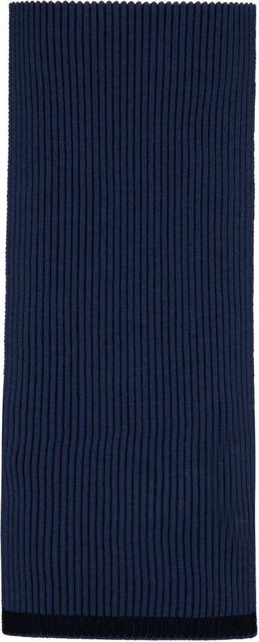 Šál Stone Island Stone Island Knitted Scarf with Logo Patch Navy | 8115N06C5, 1