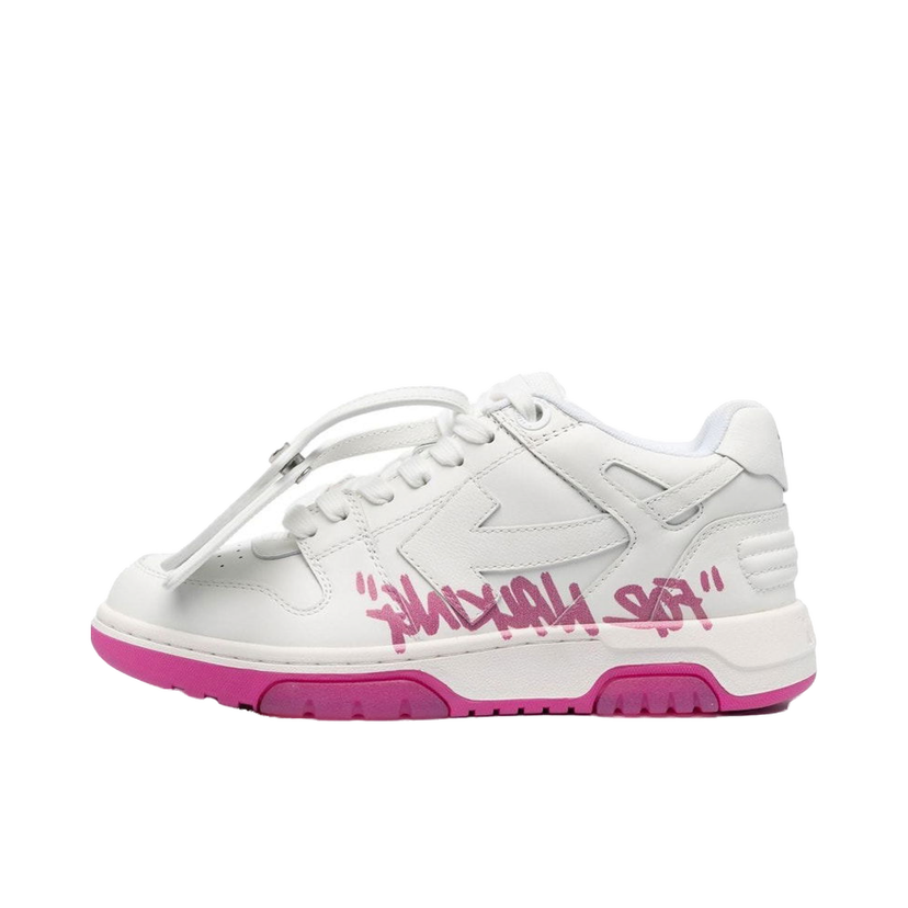Tenisky a topánky Off-White Out Of Office Low Tops W For Walking Fuschia Biela | OWIA259F22LEA0020132