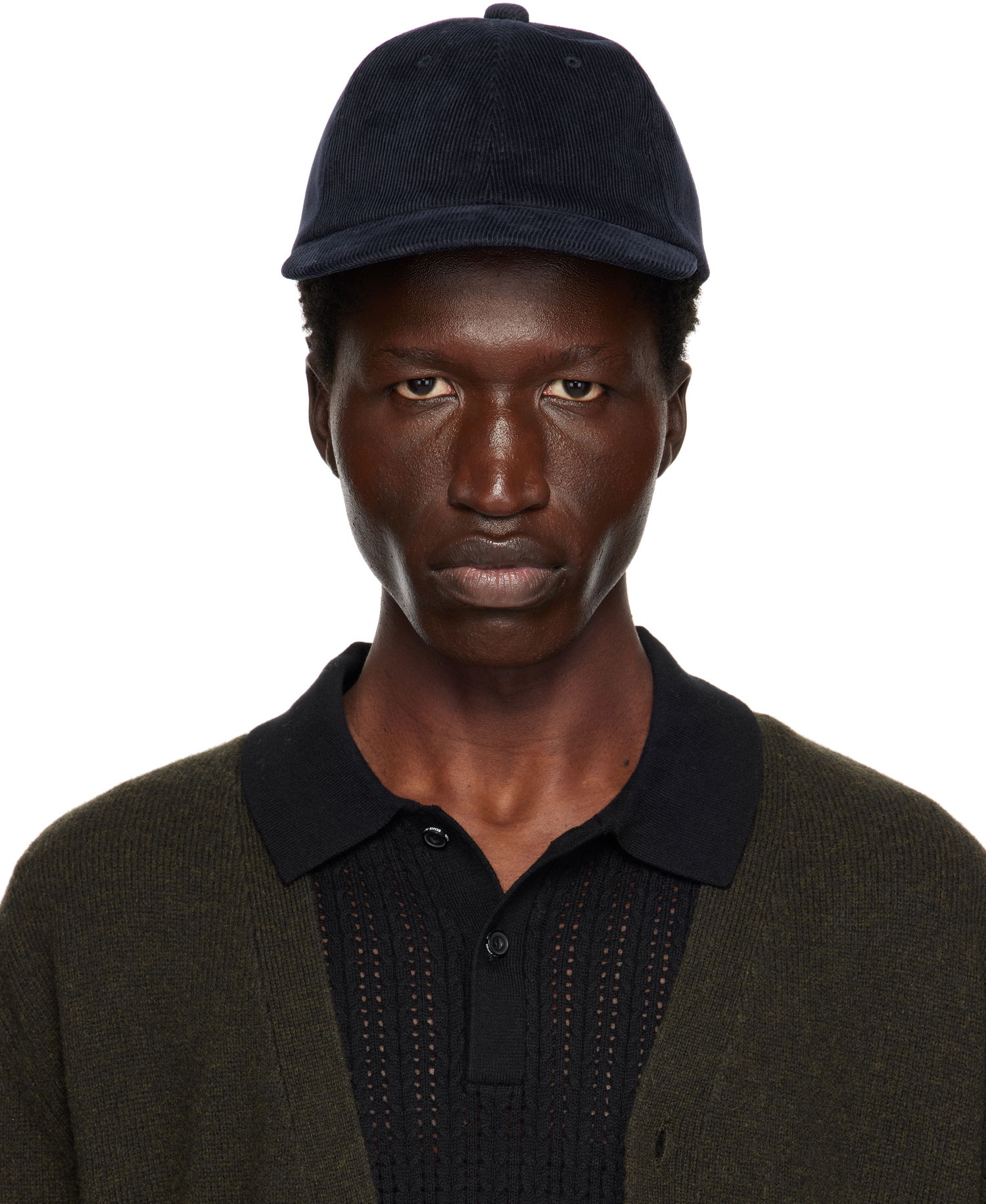 Šiltovka BEAMS Beams Plus 6 Panel Corduroy Cap Navy | 38410244017, 0