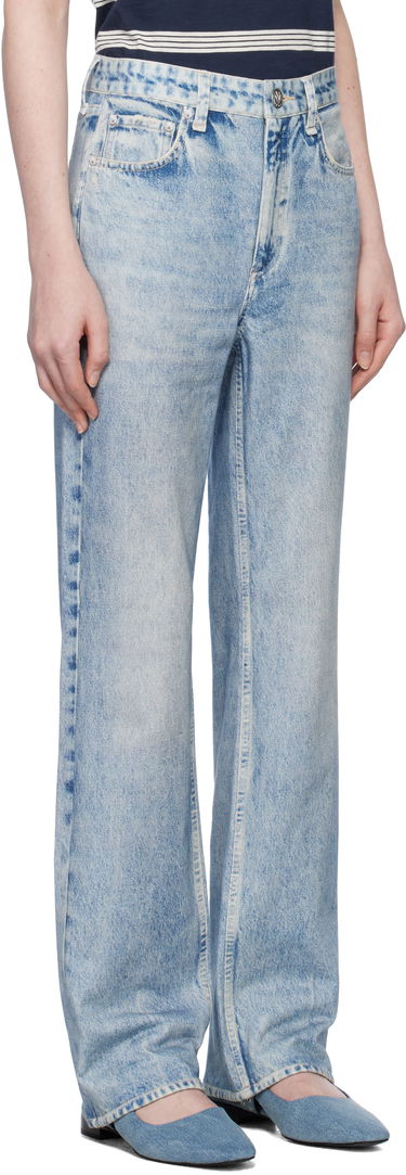 Džínsy rag & bone Rag & Bone Women's Miramar Terry Shea Lounge Pants Modrá | WCW24H70028202, 1