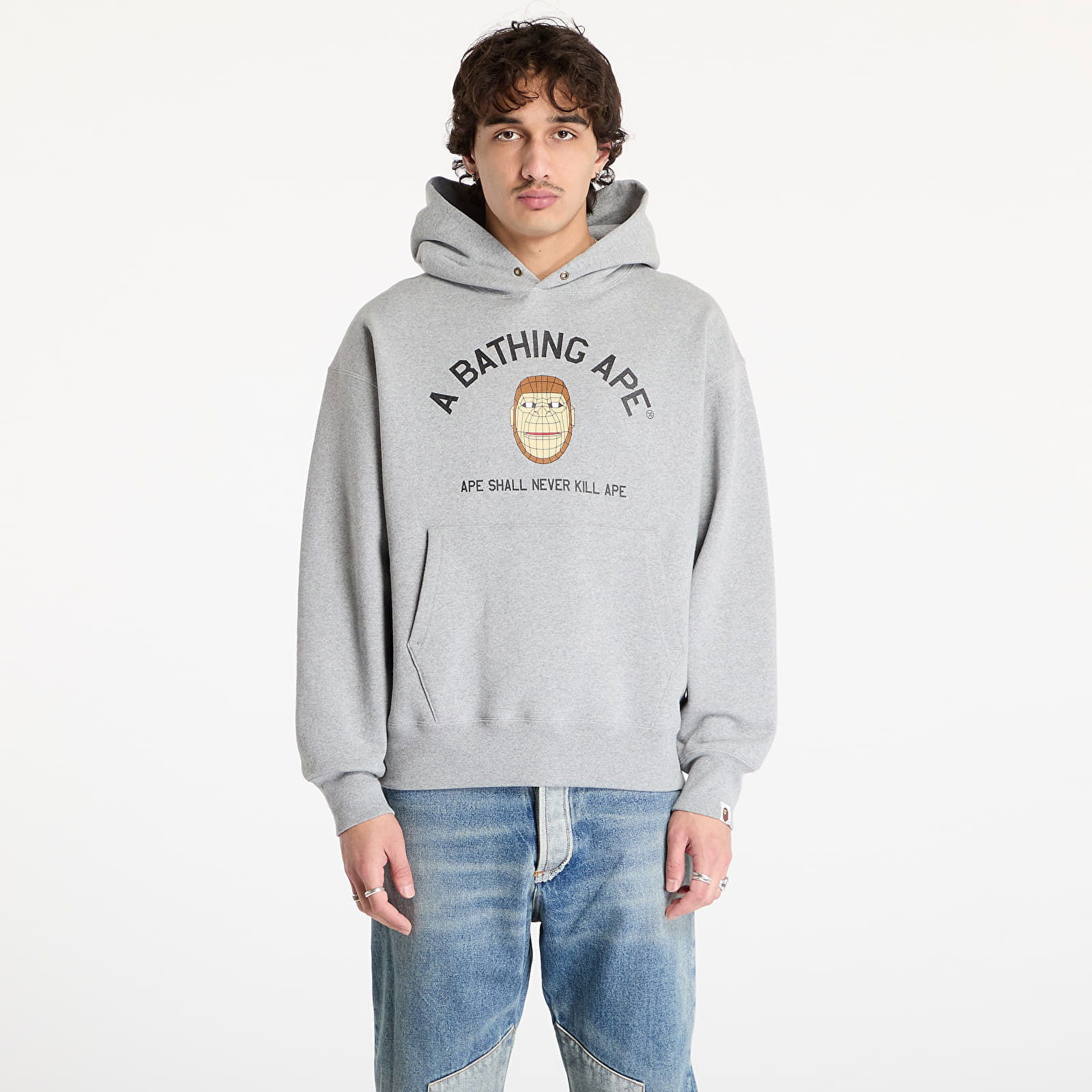 Polygon Relaxed Fit Pullover Hoodie