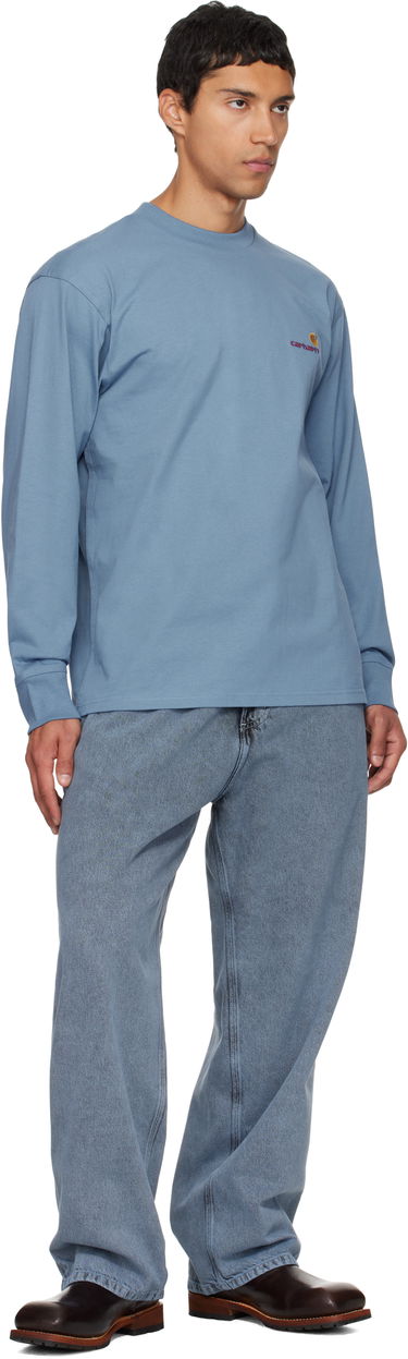 Džínsy Carhartt WIP Single Knee Jeans Modrá | I035819, 3