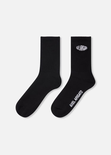 Ponožky AXEL ARIGATO Distort Logo Socks Čierna | X3954002, 4