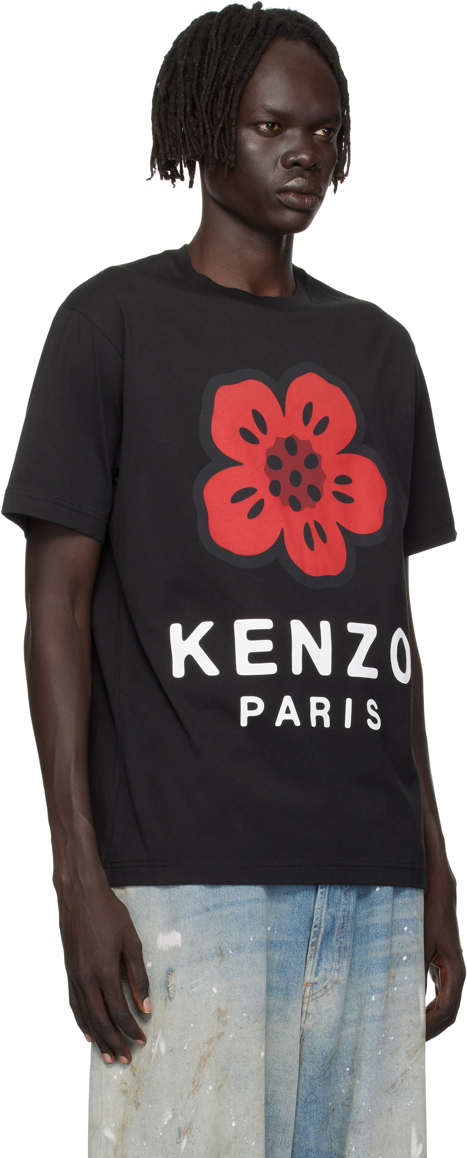 White Paris Boke Flower T-Shirt