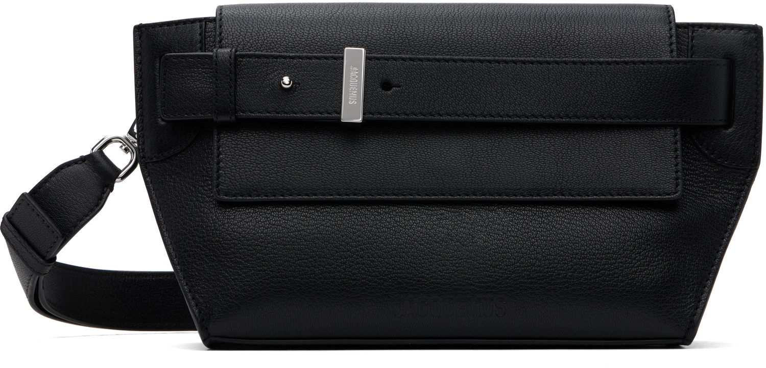 Taška cez rameno Jacquemus Clutch La Casa 'Le messenger Capri' Čierna | 24H246BA378-3206, 0