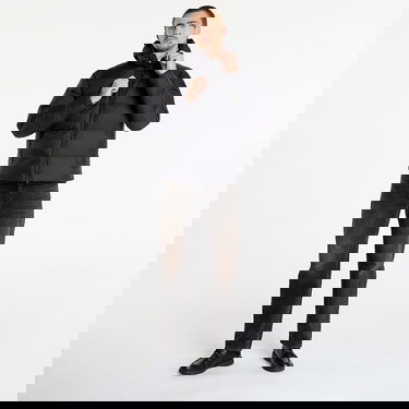 Prešívaná bunda Emporio Armani Hooded Puffer Mountain Polar Jacket Big Logo Čierna | 7M000694AF15956UC001, 5