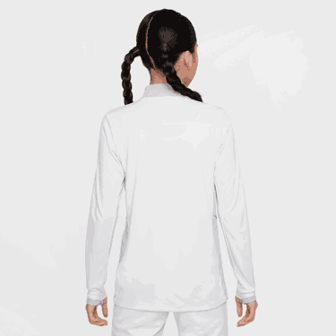 Mikina Nike Academy Dri-FIT Long Sleeve Quarter-Zip Training Top Biela | HJ3721-025, 4