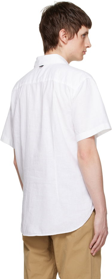 Košeľa rag & bone Rag & Bone Arrow Short Sleeve Shirt Biela | MBW23PA412CHML, 2