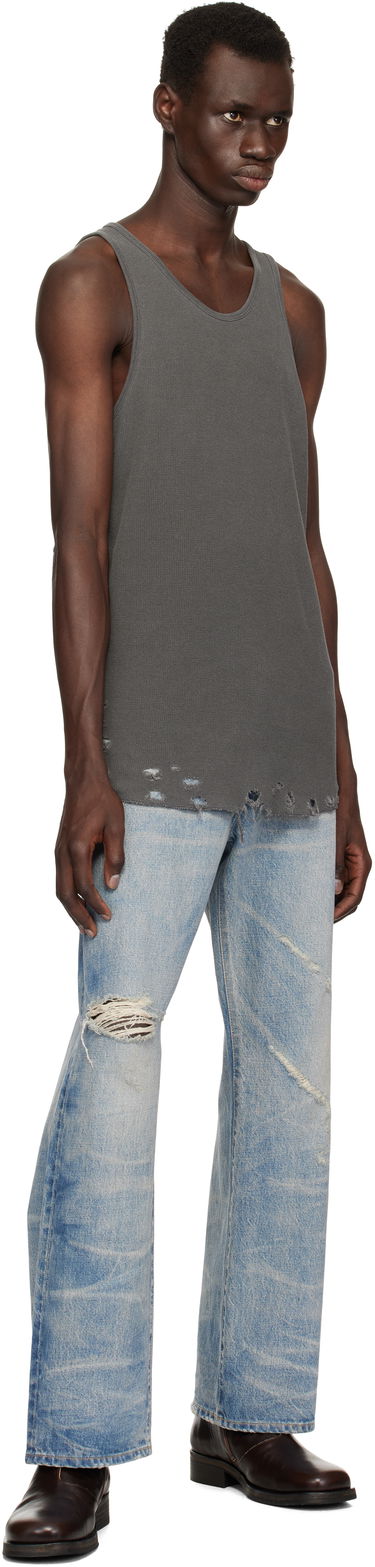 Tielko John Elliott John Elliott Folsom Thermal Tank Top Šedá | A066M66279A, 3