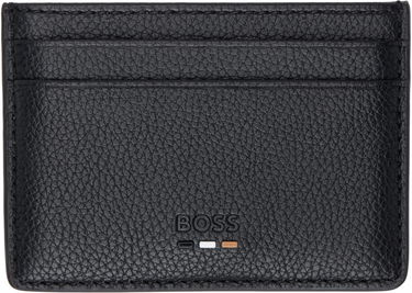 Peňaženka BOSS Faux-Leather Card Holder Čierna | 50536513, 0