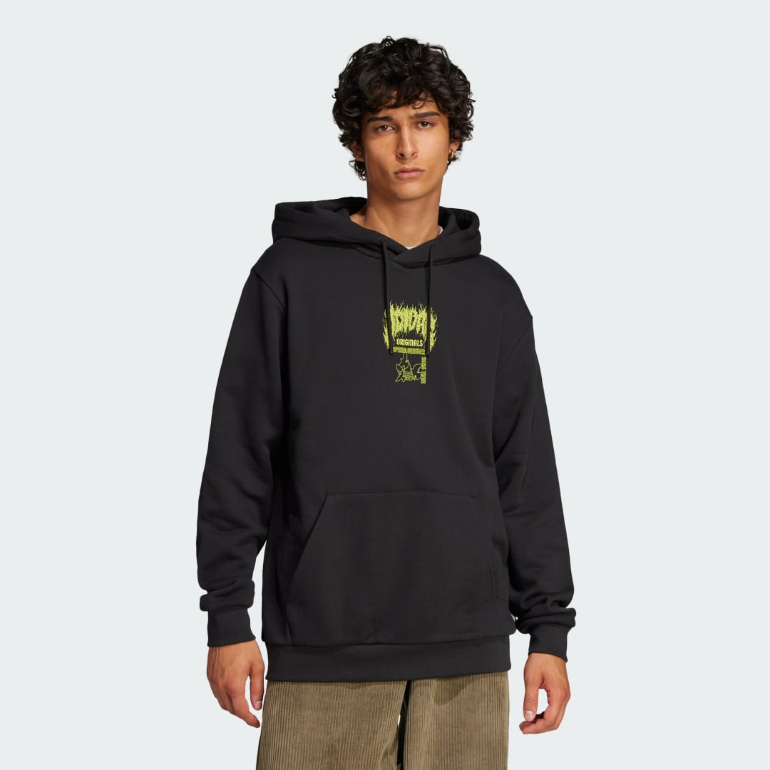 Mikina adidas Performance Q12 Training Supply Fashion Death Metal Sweatshirt Čierna | JN5703, 0