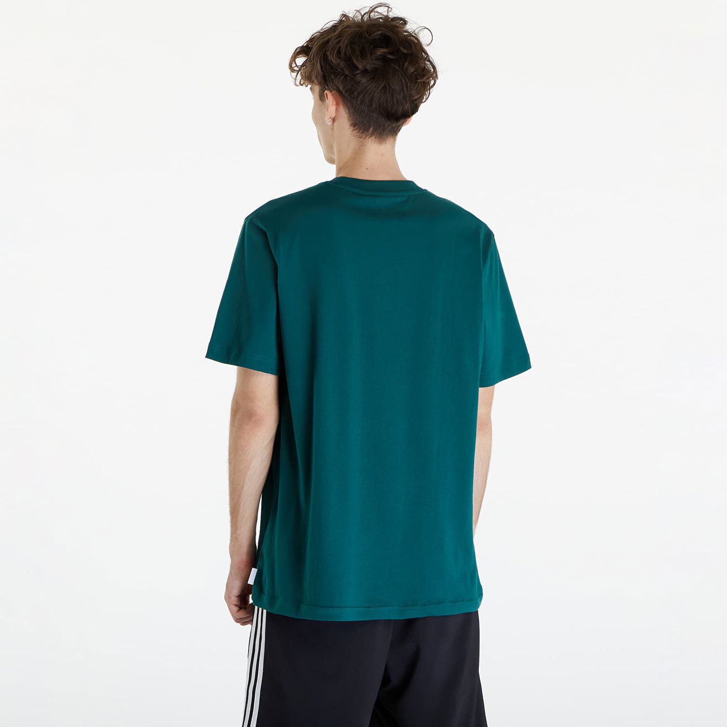 Tričko adidas Originals Flames Logo Tee Collegiate Green Zelené | IS0177, 1