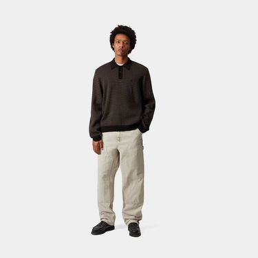 Polo tričko Carhartt WIP L/S Lowis Polo Houndstooth Rôznofarebný | I035395_10, 2