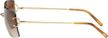 Slnečné okuliare Cartier Cartier Rimless Square Sunglasses Hnedá | CT0009RS-001, 2