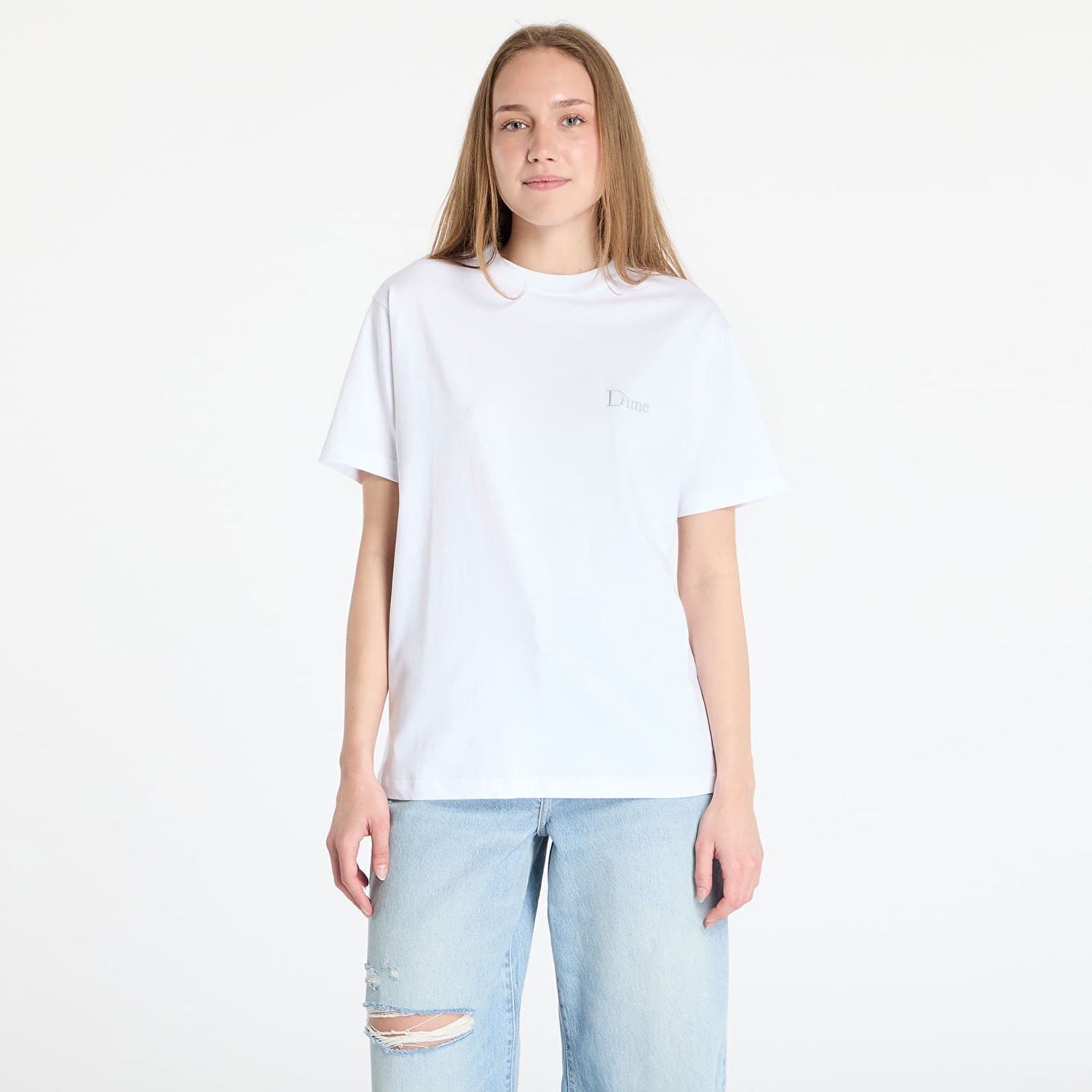 Tričko Dime DIME Classic Small Logo T-Shirt Biela | DIME2SP2536WHT, 1