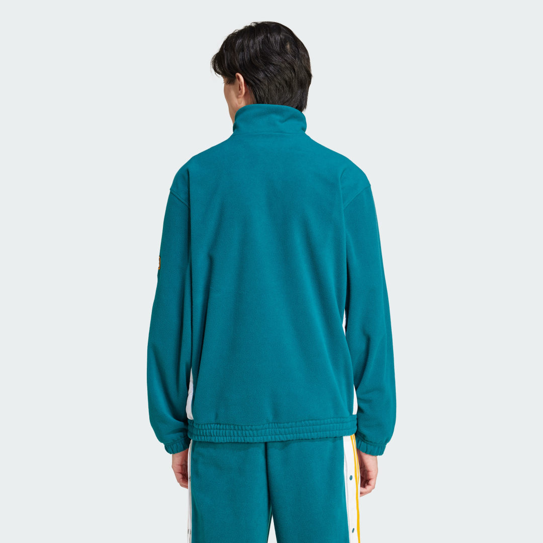 Bunda adidas Performance Polar Fleece Adibreak Tyrkysová | IW5815, 1