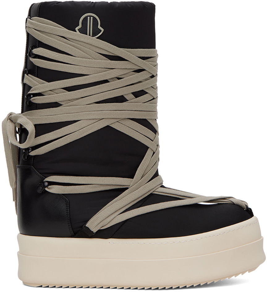 Tenisky a topánky Rick Owens Moncler x Big Rocks Boots "Black" Čierna | MU02C4H20 M3863, 0